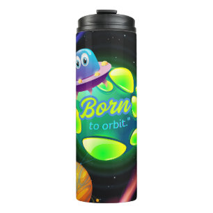 Born to orbit thermal tumbler