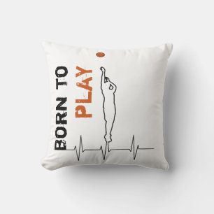 Born to play basketball cushion