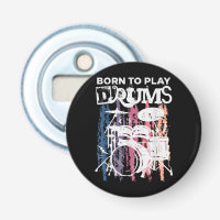 Born To Play Drums Drumming Rock Music Band Drumme