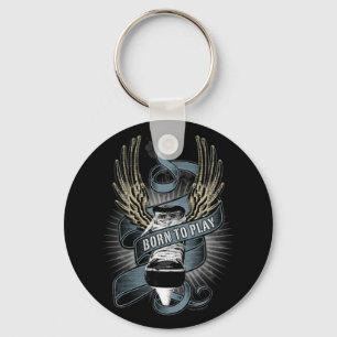 Born To Play II Key Ring