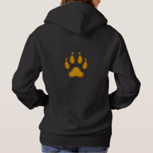 Born to Prowl – Golden Raccoon Paw Hoodie