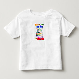 Born To Read Forced To Work Toddler T-Shirt