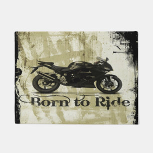 Born To Ride Doormat