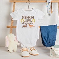 Born to ride horses with mummy