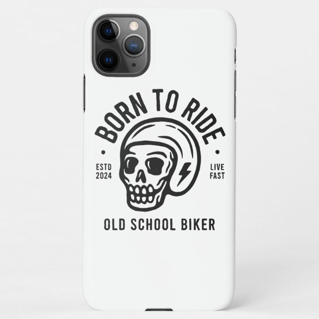 Born to Ride iPhone Case (Back)