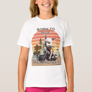 Born to Ride Motorcycle - Dog T-Shirt