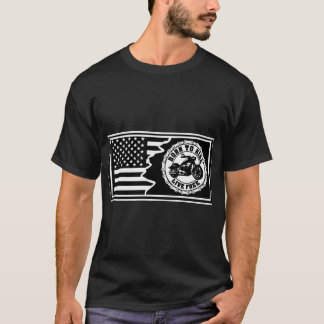 Born To Ride Motorcycle Flag  © FB @ #  T-Shirt