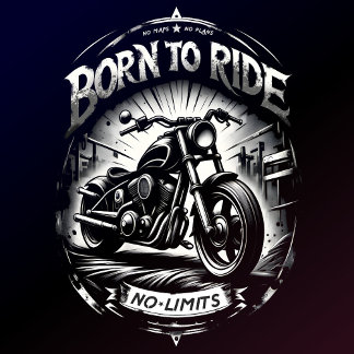 Born to ride no limits T-Shirt