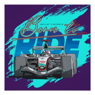 Born to ride poster
