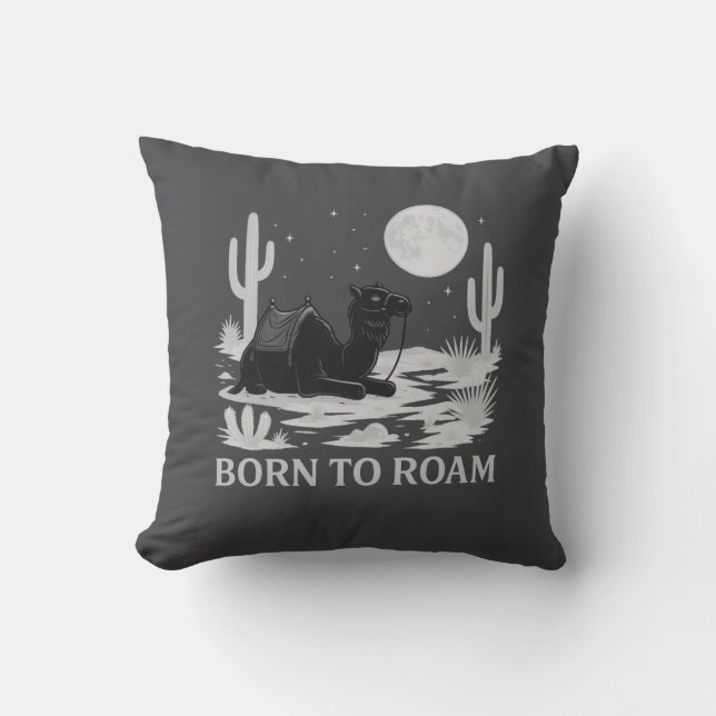 Born to Roam Cushion (Front)