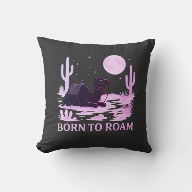 Born to Roam Cushion (Front)