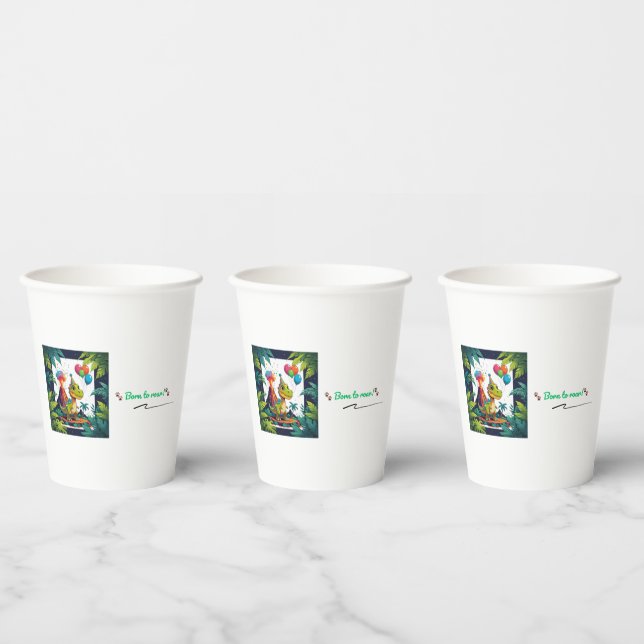 Born to Roar! Dino Paper Cup (Multi)