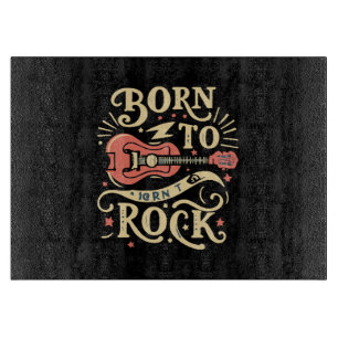 Born to Rock Electric Guitar Cutting Board