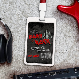 Born to Rock - VIP All Access  ID Badge