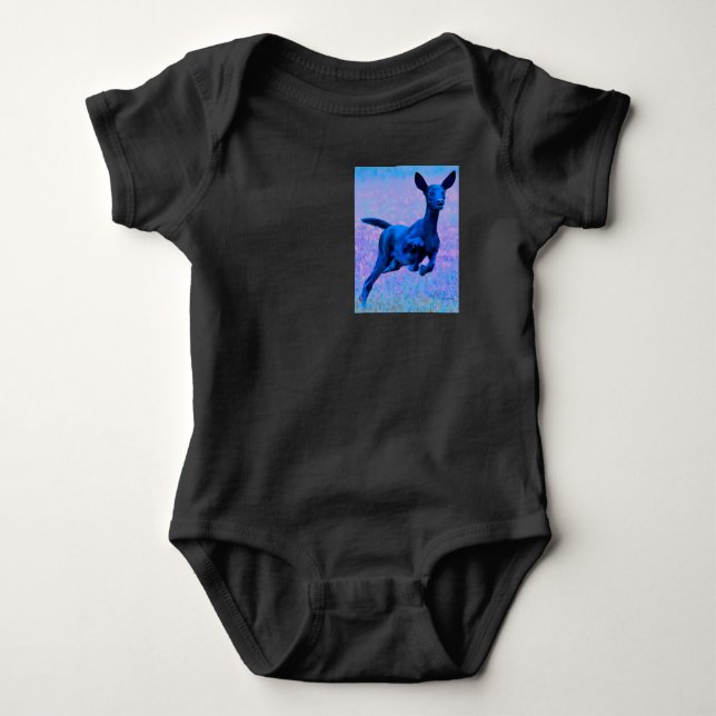 Born to Run Baby Bodysuit (Front)