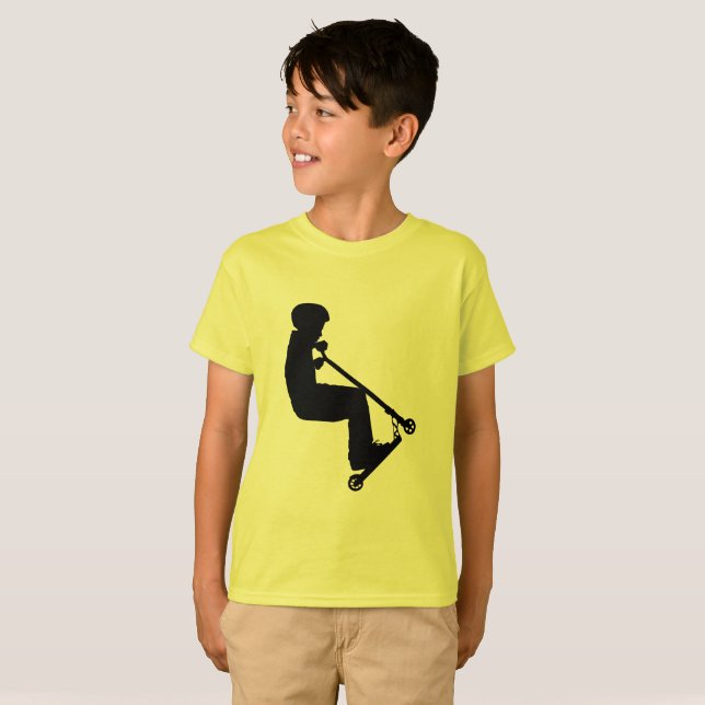 Born to Scoot - Stunt Scooter Rider T-Shirt (Front Full)