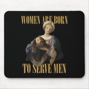 Born To Serve Men Christian Boss Girl Motivational Mouse Pad