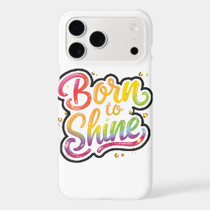 Born to Shine Pride LGBTQ Rainbow Quote Art