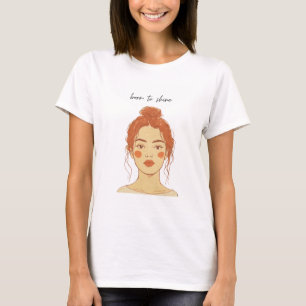 Born to Shine T-Shirt – Cute Girl Graphic Tee, Ins