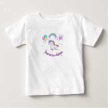 Born to Shine Unicorn Toddler Tee