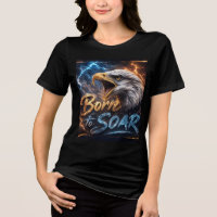Born to Soar Eagle T-Shirt | Motivational Freedom 