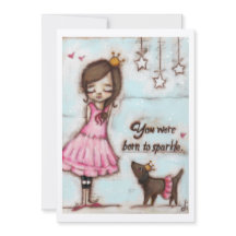 Born to Sparkle - Frameable Art Card