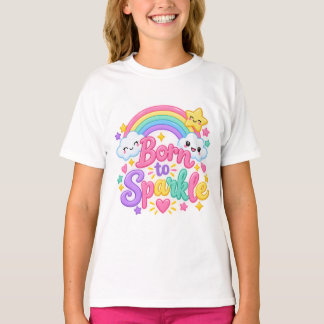 Born to Sparkle Girl T-Shirt