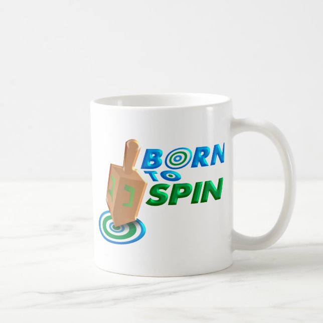 Born To Spin Coffee Mug (Right)