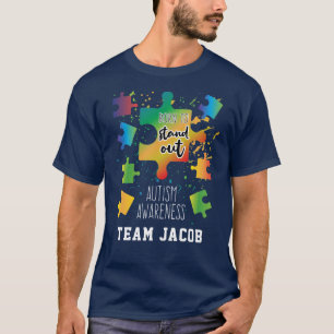 Born to Stand Out Autism Awareness Personalised T-Shirt