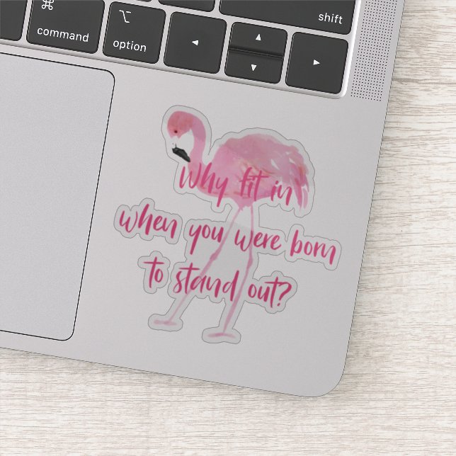 Born to Stand Out Flamingo (Detail)