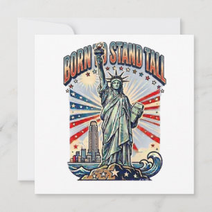 Born to Stand Tall Patriotic Art