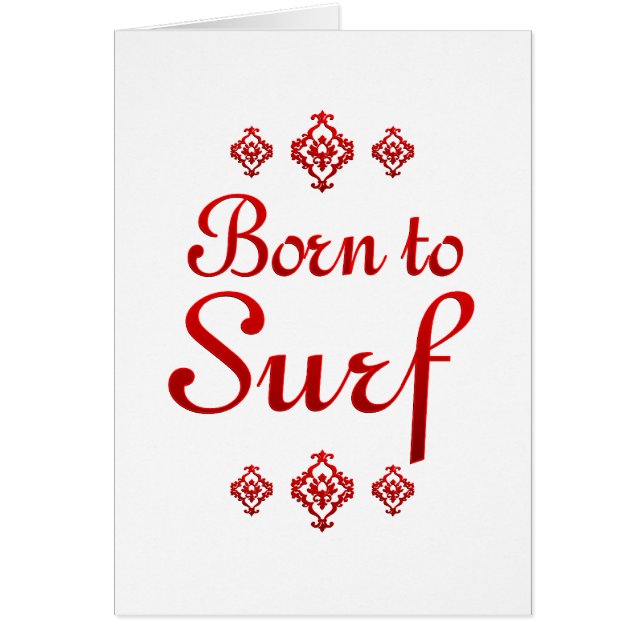 BORN TO SURF (Front)