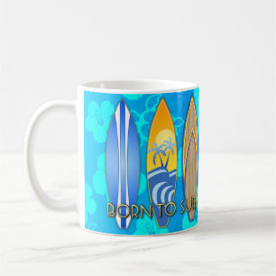Born To Surf Coffee Mug