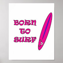 Born to Surf Mooja Surfboard White