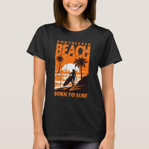Born to Surf Porthleven Beach Cornwall England Sum T-Shirt