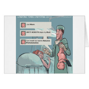 Born To Tweet Funny Cartoon