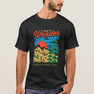 Born To Wander Americas National Parks T-Shirt
