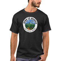 Born to Wander Mountain Adventure Camp Badge