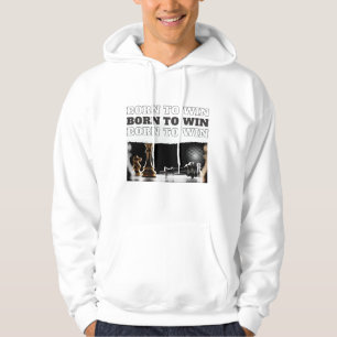 BORN TO WIN Chess Victory Hoodie – Motivational