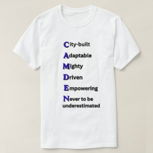 BORN TO WIN, Motivational Blue CAMDEN Unisex Men's T-Shirt
