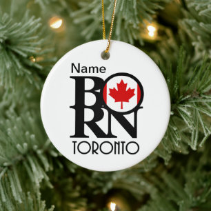 BORN Toronto Custom Ceramic Ornament