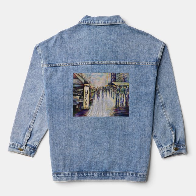 Born Under a Bad Sign Denim Jacket (Back)