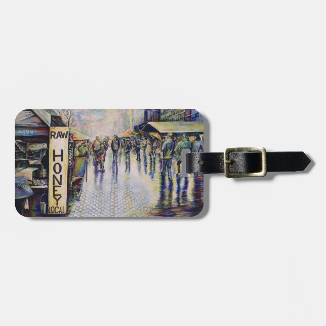 Born Under a Bad Sign Luggage Tag (Front Horizontal)