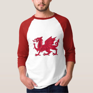 Born Welsh Dragon with Poem T-Shirt