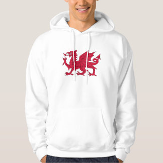 Born Welsh Poem with Dragon Hoodie
