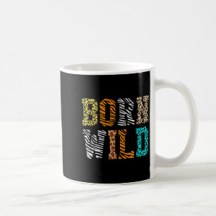 Born Wild Boys Girls Safari Funny Jungle Animal Coffee Mug