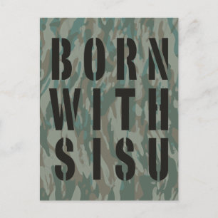 Born With Sisu 2 Postcard
