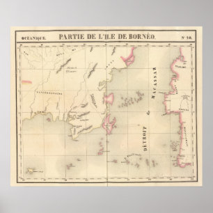 Borneo Oceania no 20 Poster
