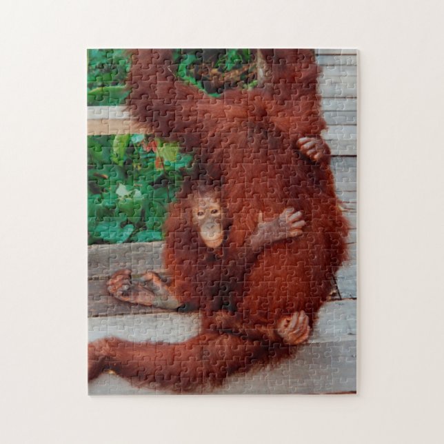 Borneo orangutan 252-pc jigsaw puzzle (Vertical)