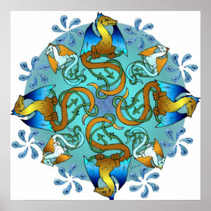 Bornholm Blues Canvas Print - Clockwise